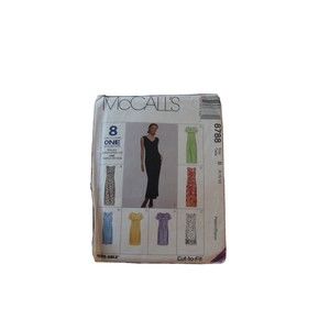 McCalls 8788 Dresses Misses Sewing Pattern Uncut 8 10 12